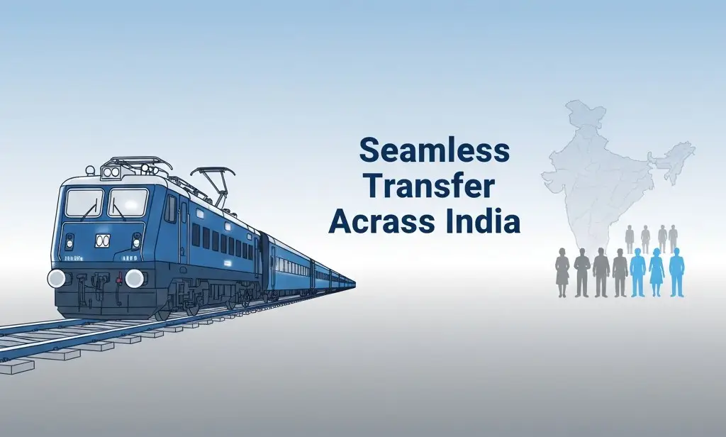 "Seamless railway mutual transfer across India – connecting railway employees nationwide"