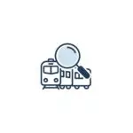 "Search railway mutual transfer listings – train icon with magnifying glass"